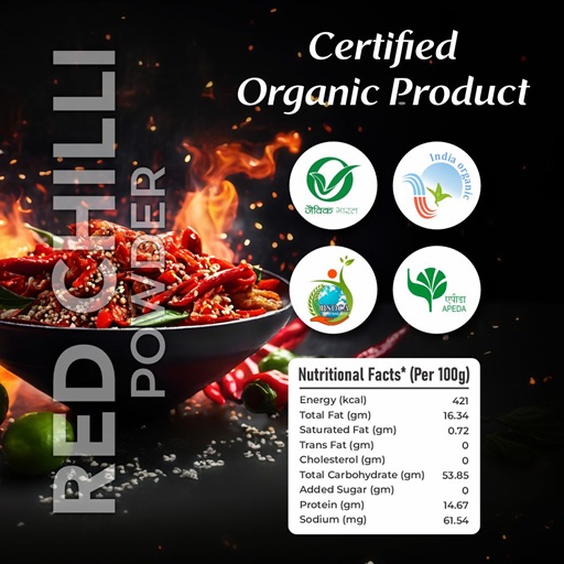 Organic Red chilly powder